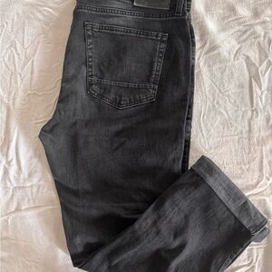 Classic Black Straight Men's Jeans